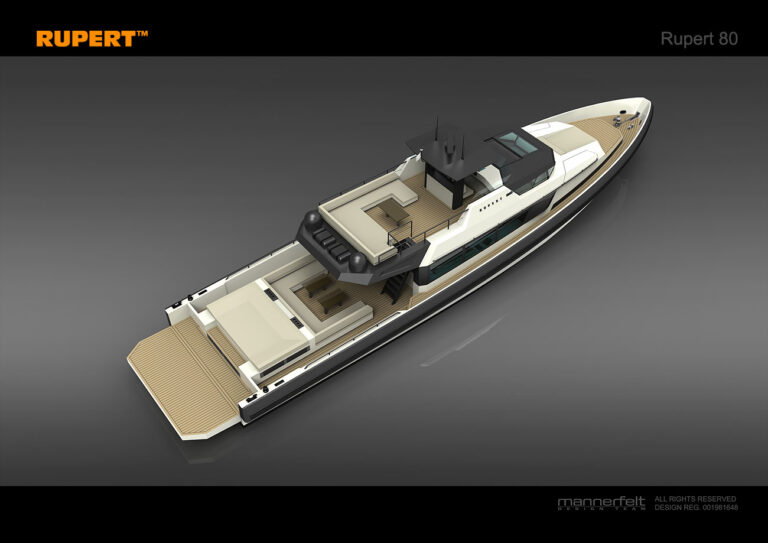 Rupert 80 superyacht view from above