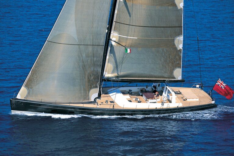 Yacht Wally B Sailing