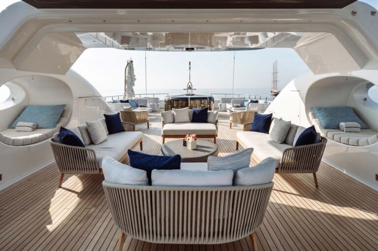 Sun Deck Lounging Area