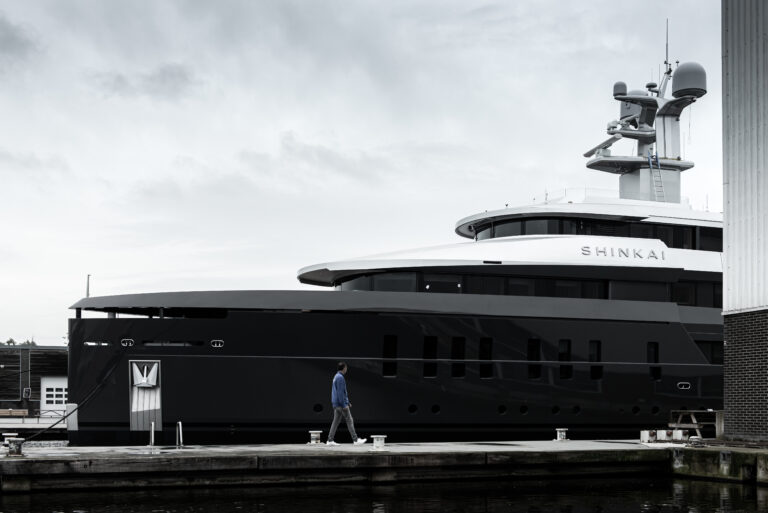 SHINKAI Yacht At The Yard