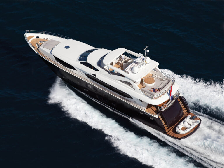 SIMPLE PLEASURE - Man shot credit Sunseeker Yachts