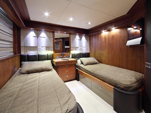 SIMPLE PLEASURE - Port twin cabin credit Sunseeker Yachts