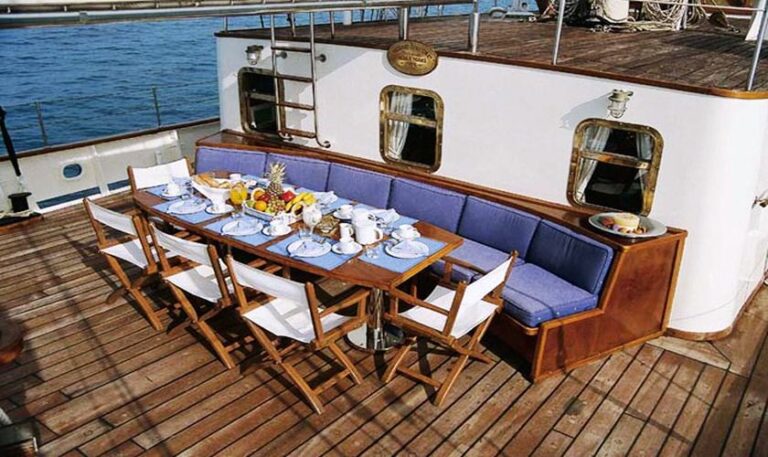 SIR WINSTON CHURCHILL -  Al Fresco Dining on Deck