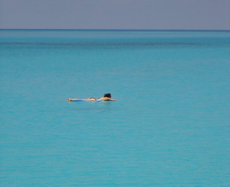 SOLSTICE -  Floating at Shroud Cay