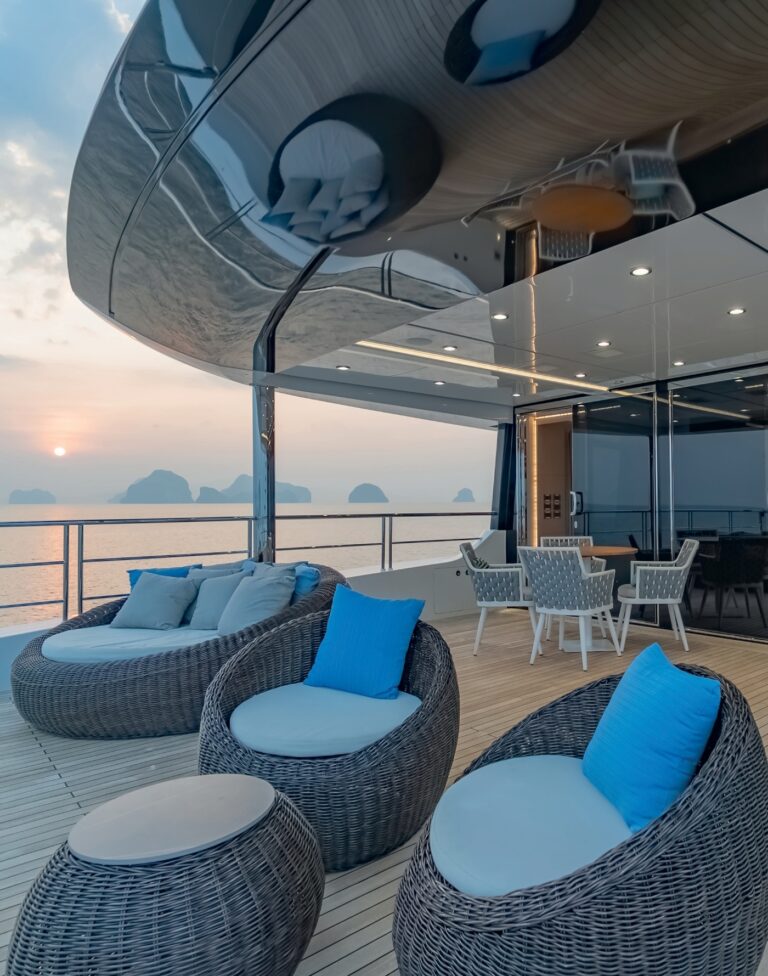 Exterior Relaxation Area With Sea Views