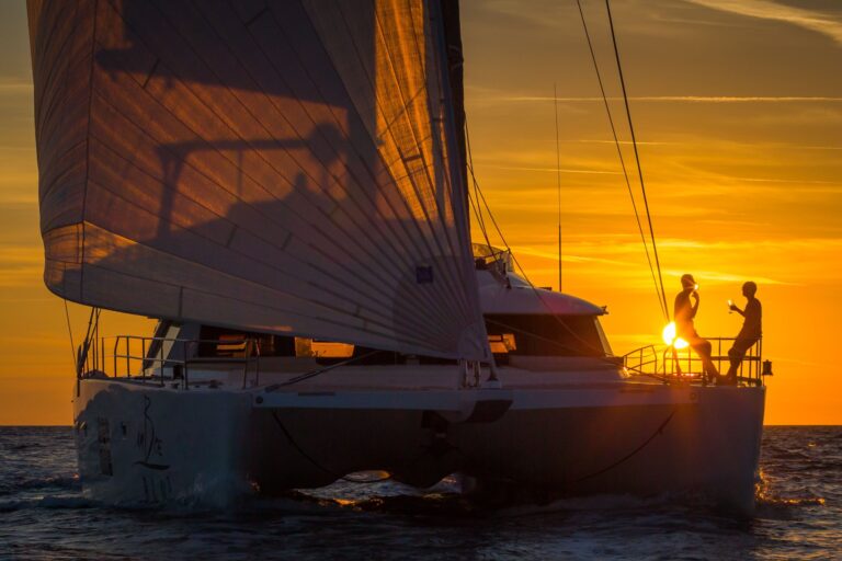 Sunset sailing