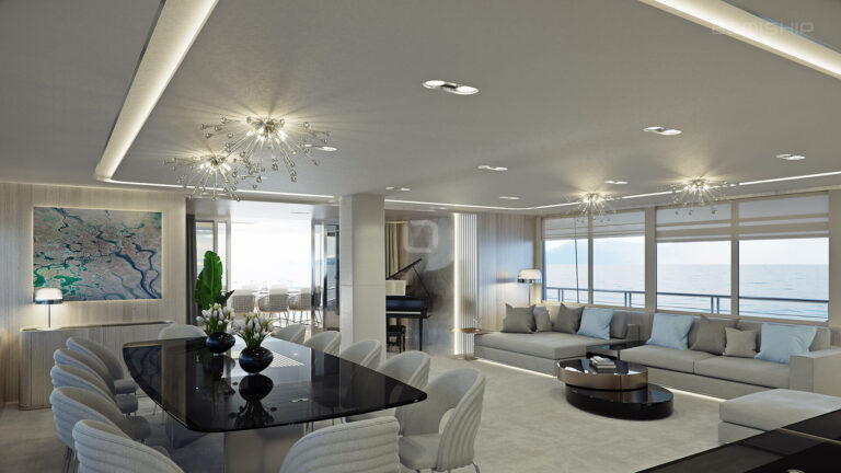Main Salon View Aft