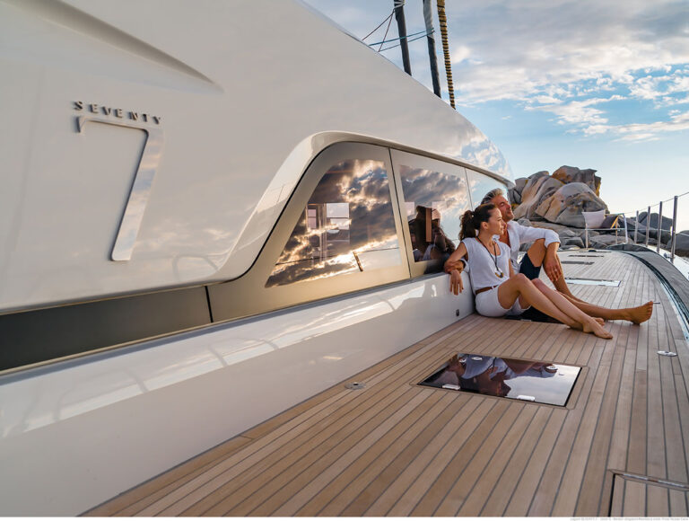 Relaxing On Deck