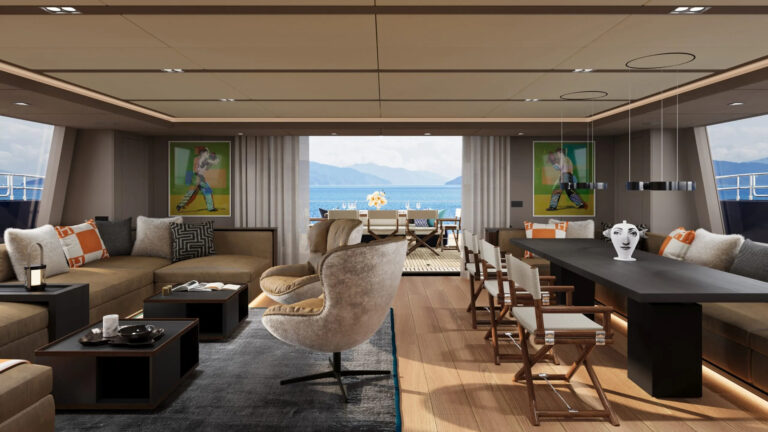 Main Salon View Aft