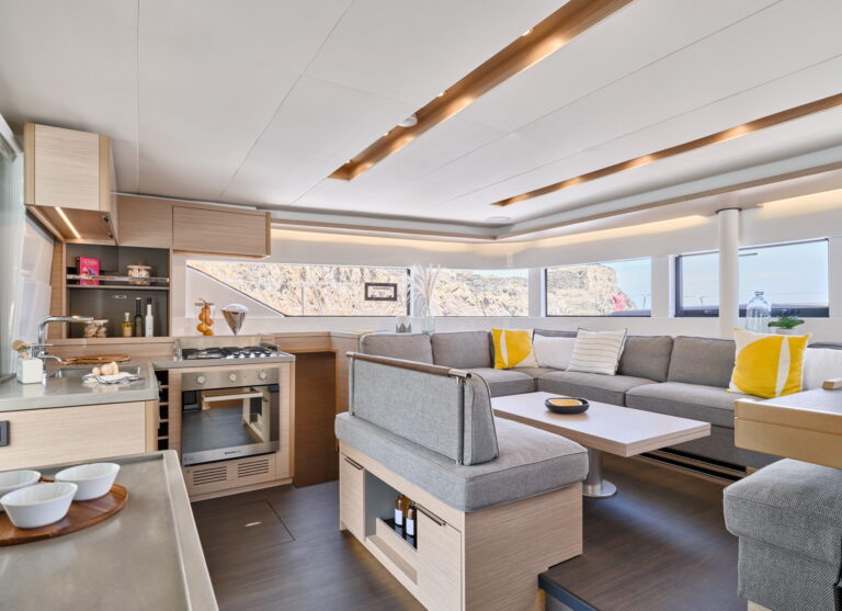 Main Salon With Integrated Galley