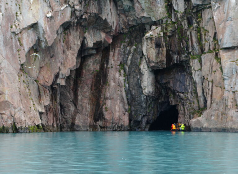 Commando Visits Cave