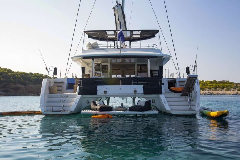 Aft View Of The Yacht