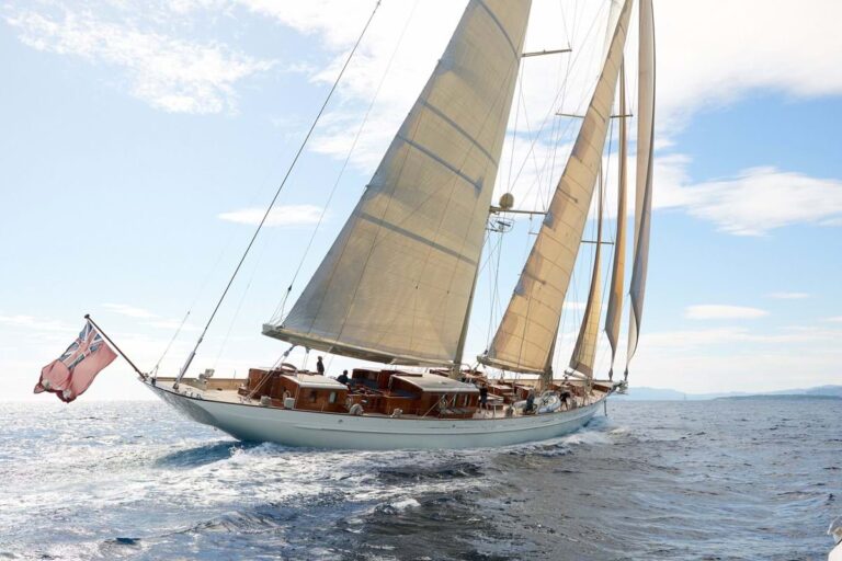 Profile Of The Yacht