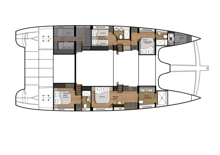 Layout Lower Deck