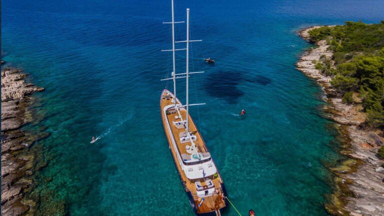 In A Bay