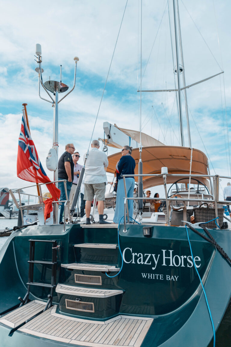 Aft View Of The Yacht