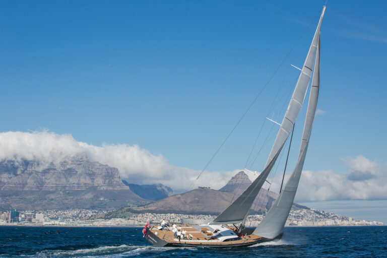 Luxury Sailing Yacht Crossbow In The Mediterranean