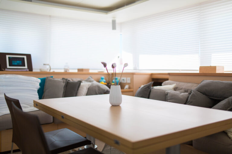 Salon With Dining Table