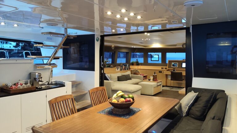 Aft Deck Dining Area