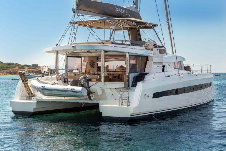 Aft View Of The Yacht