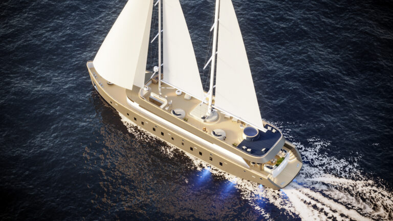 Under sail
