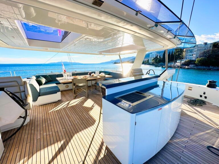 Flybridge View Aft