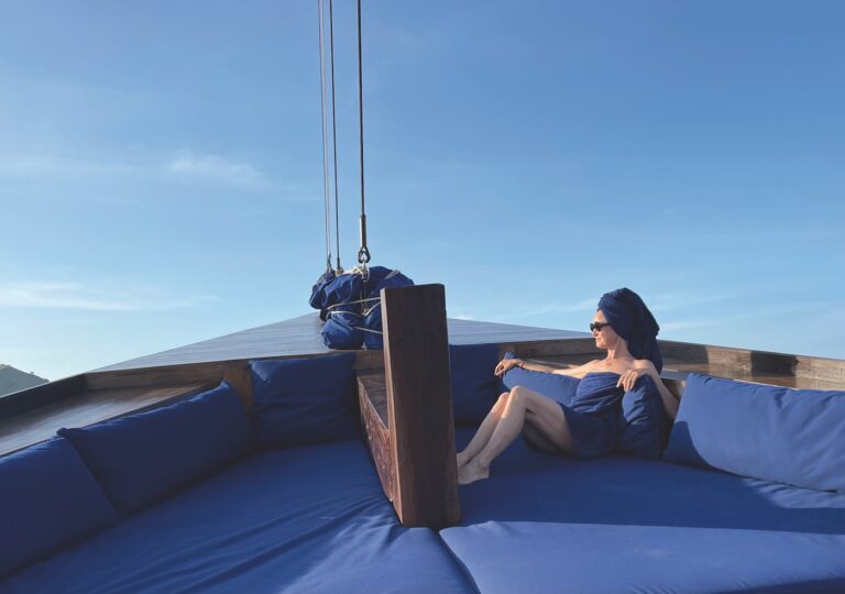 Relaxing On Deck
