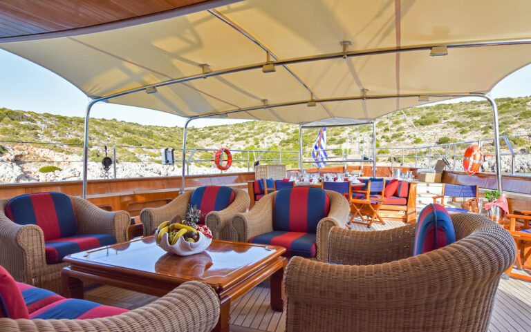 Aft Deck Seating Area