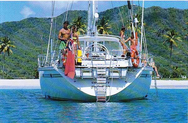 Sail Yacht COCONUT -  Aft View