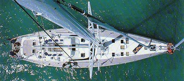 Sail Yacht COCONUT -  From Above