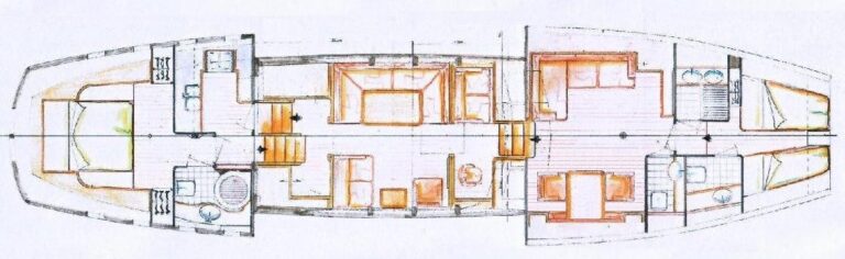 Sail Yacht DOMICIL - Layout