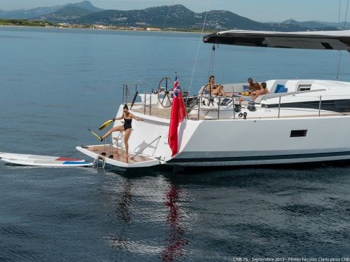 Sail Yacht LEO - Swim Platform