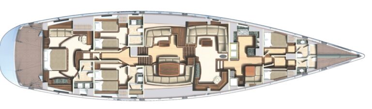 Sail Yacht PENELOPE -  Layout