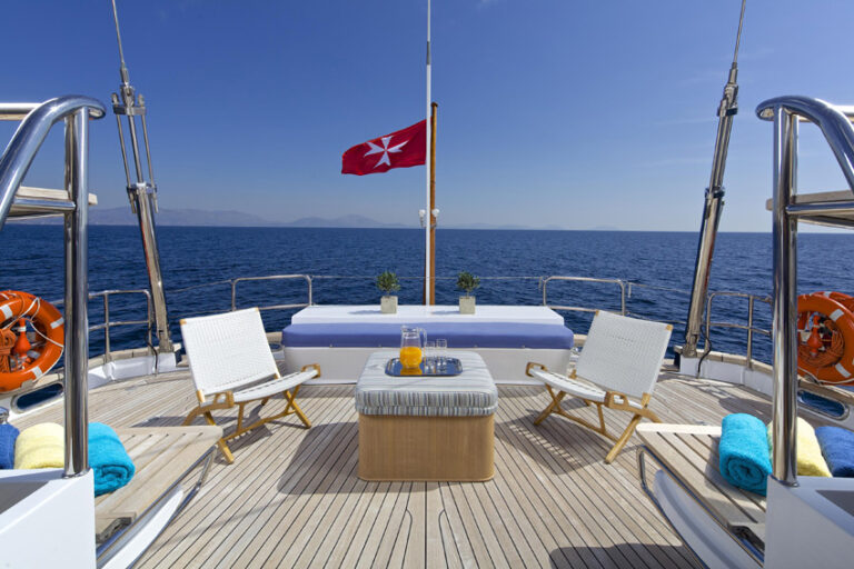 Sail yacht ALLURE -  Aft Deck