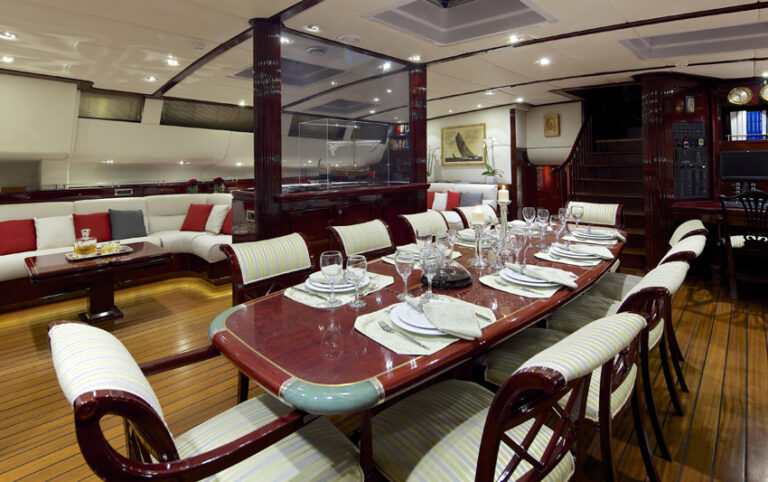 Sail yacht ALLURE -  Formal Dining 2