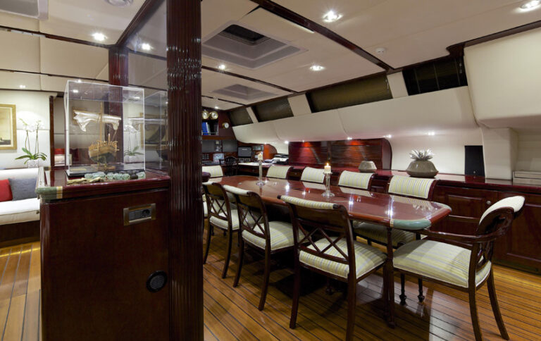 Sail yacht ALLURE -  Formal Dining