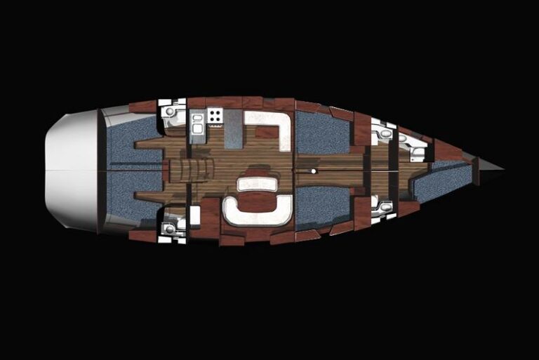 Sail yacht ATREVIDA - Layout