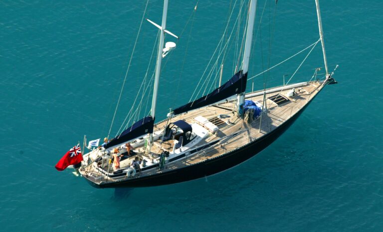 Sail yacht MARGAUX - At Anchor