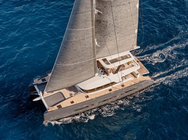 Sailing Catamaran JOY By Lagoon - Aerial Shot