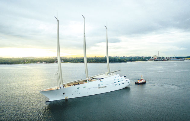 Sailing yacht A by Yachting world