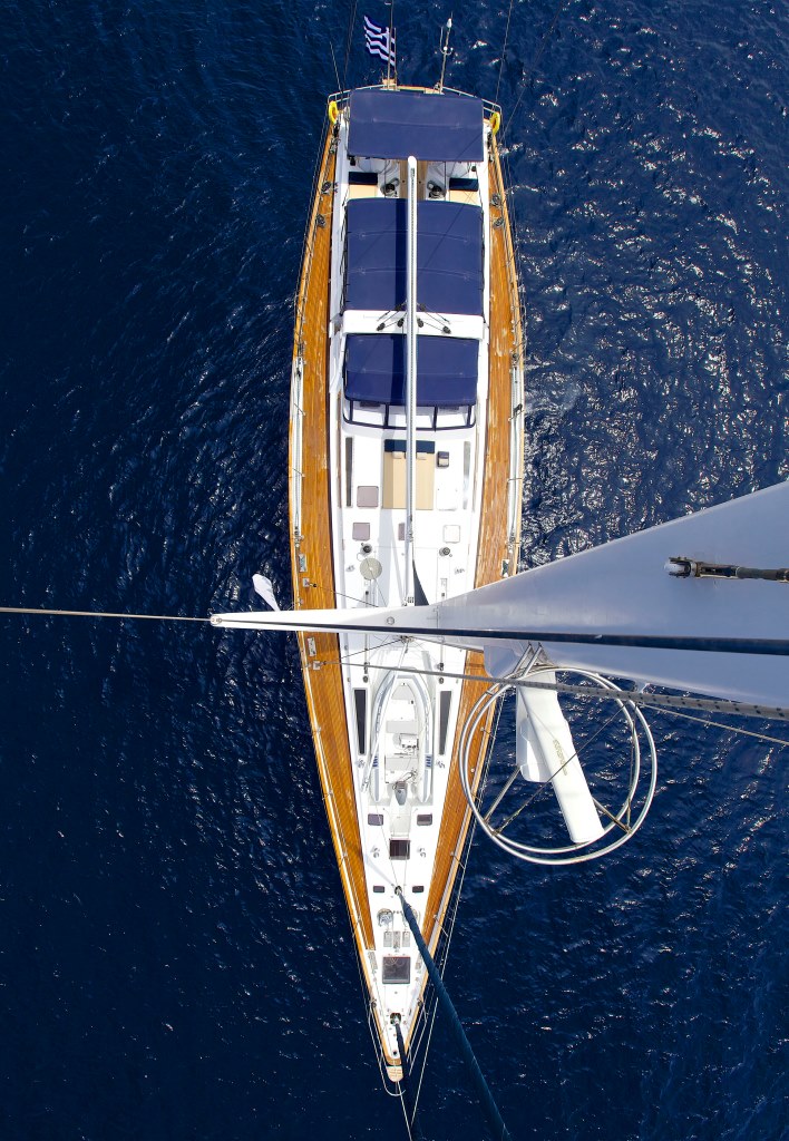 Sailing yacht AMADEUS - From Above