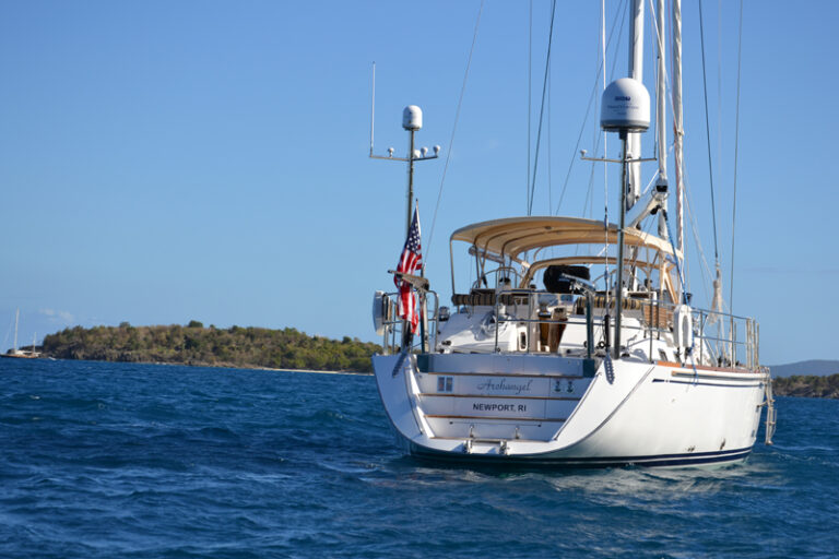 Sailing yacht Archangel -  Aft View