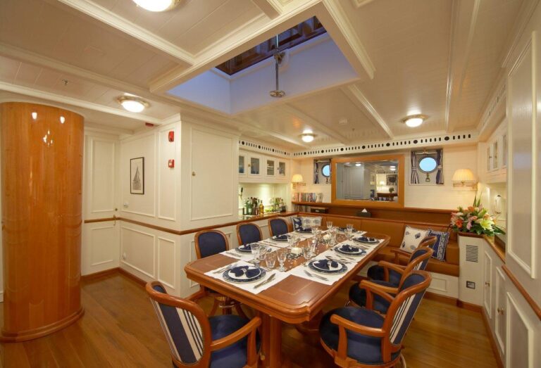 Sailing yacht Germania Nova - Dining Area