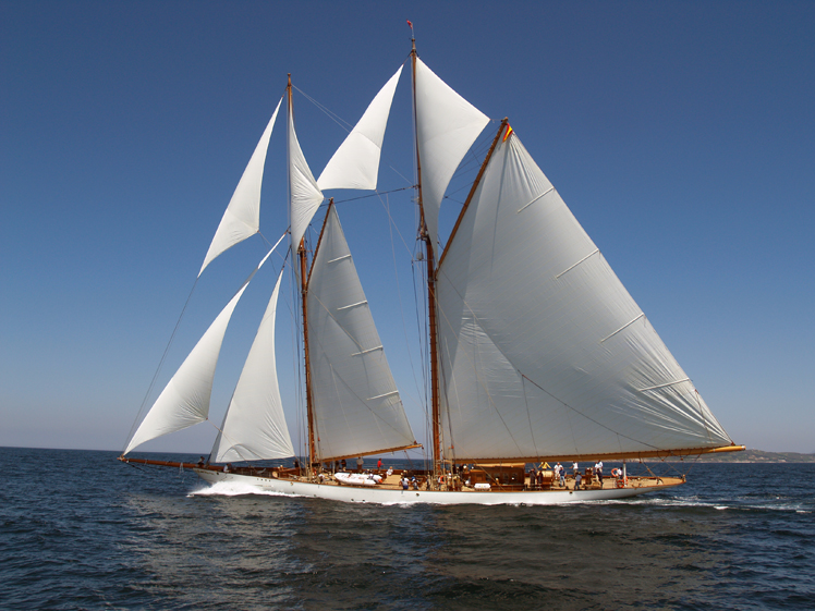 Sailing yacht Germania Nova - Underway