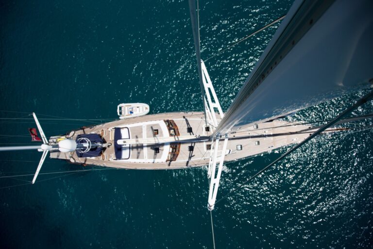 Sailing yacht INFATUATION - From Above