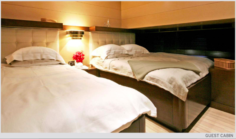Sailing yacht Infinity - Guest Cabin - Credit to Cobra Yachts