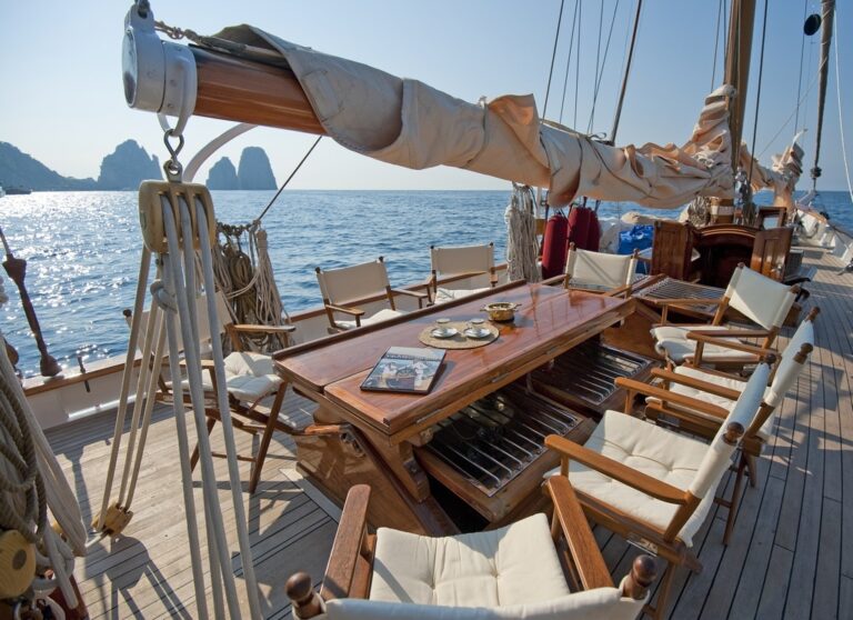 Sailing yacht Oriander - On deck
