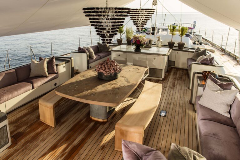 Sailing Yacht PINK GIN VI - Cockpit Lounge And Dining