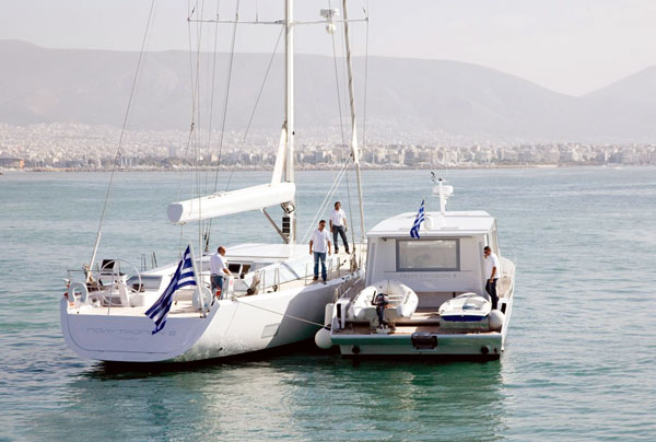 Sailing yacht POLYTROPON II -  with MY POLYTORFON