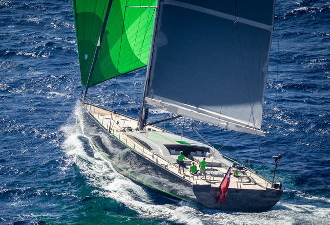 Sailing yacht WinWin - aft view - Photo by Jesus Renedo